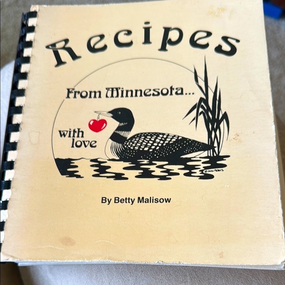 Recipes from Minnesota: with love Vintage 1981 Cookbook Kitchen GUC - Picture 1 of 6